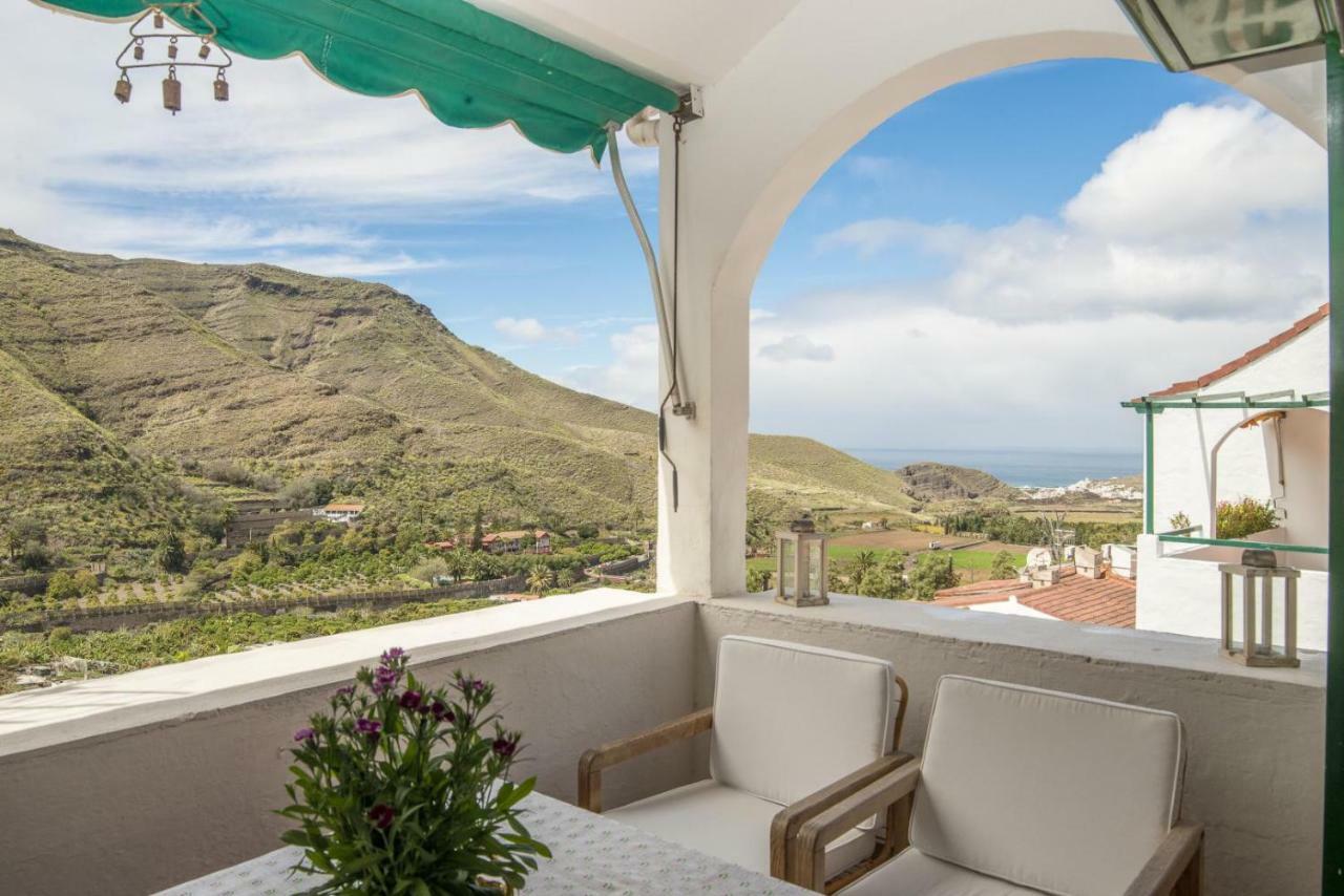 Casa Carmen Agaete Con Terraza Y Vistas Al Mar Apartment Exterior photo